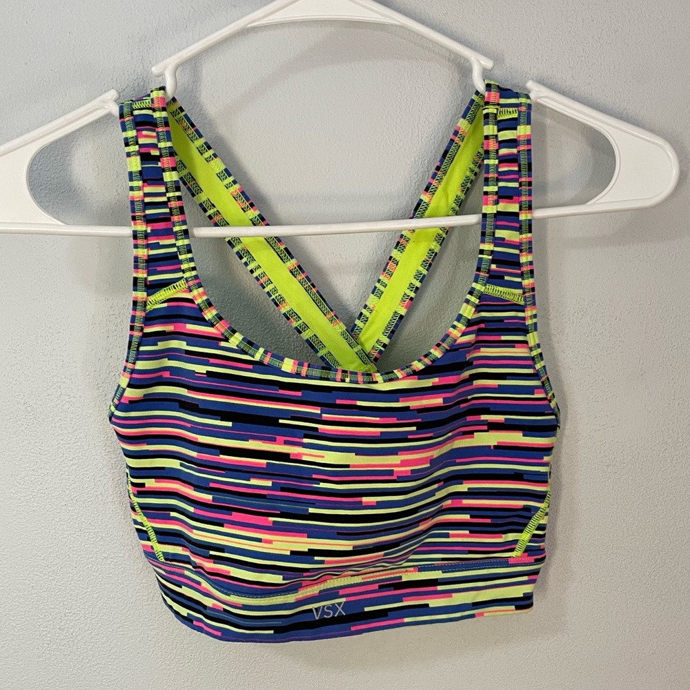 Colorful sports bra